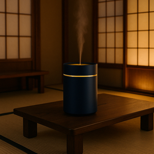 アロマディフューザー Aura Mist Lite – 超音波式&静音USB給電で朝のLucky Ritual